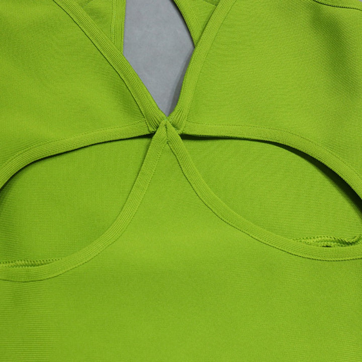 Green Bandage Dress PZC1430 9