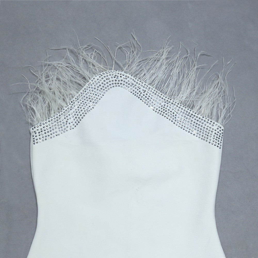 White Bandage Dress PZC1903 7