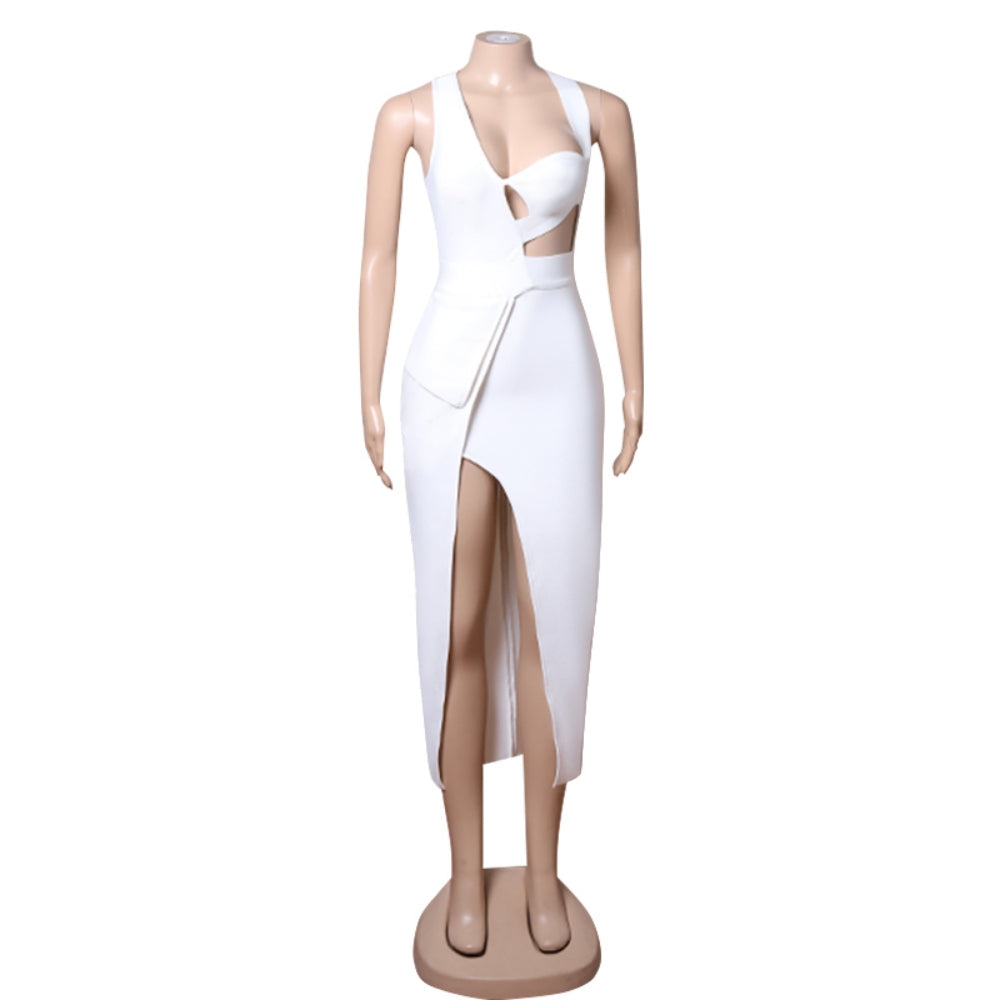 White Bandage Dress PZC2089 5