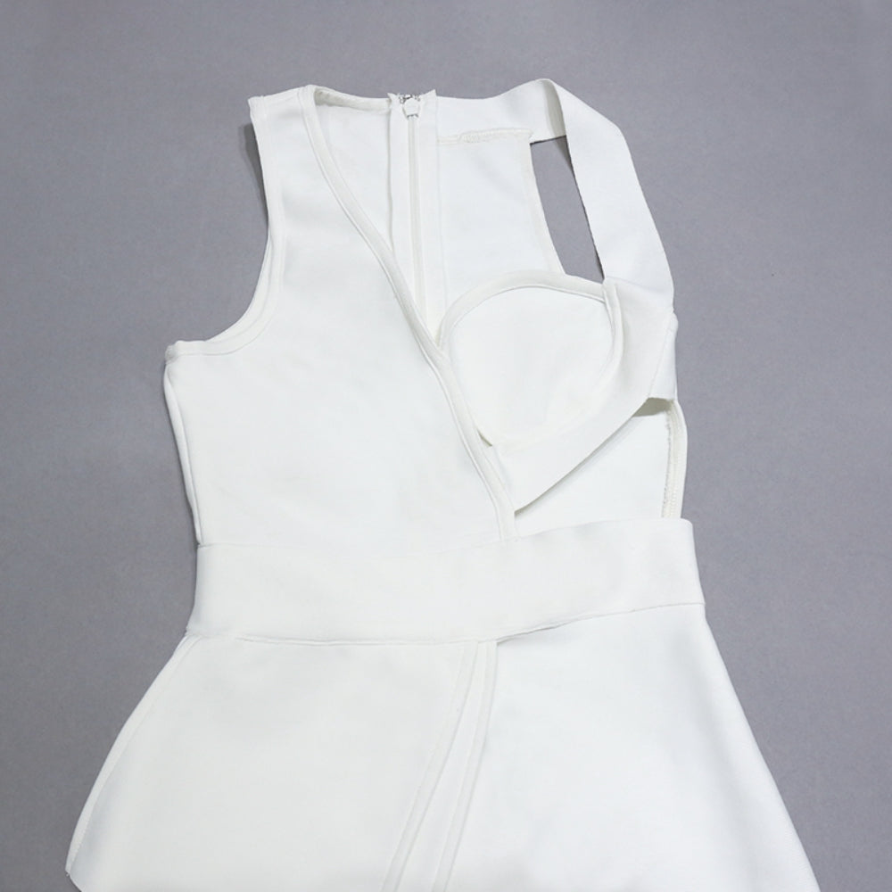 White Bandage Dress PZC2089 7