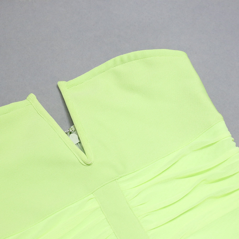 Green Bandage Dress PZC2096 7