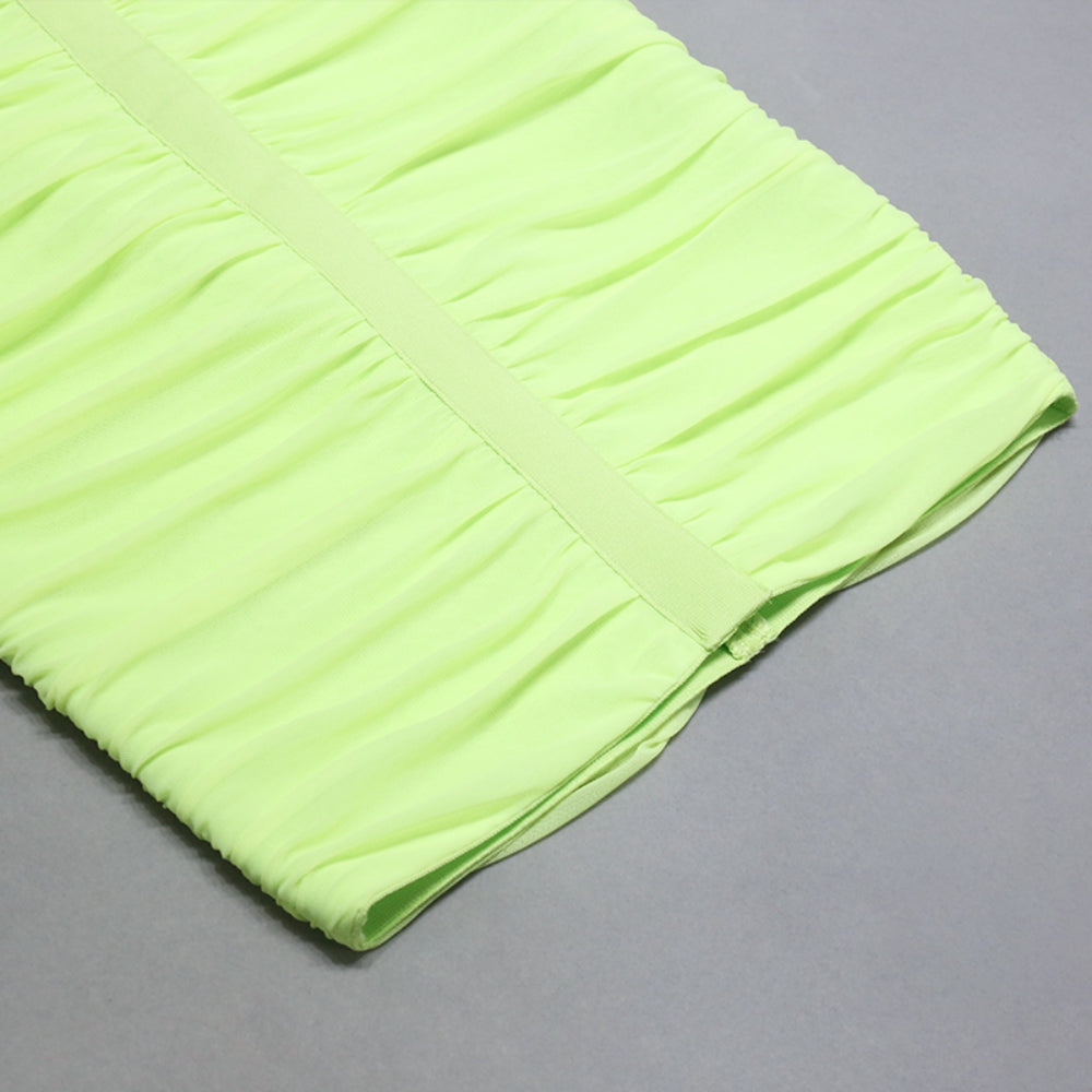 Green Bandage Dress PZC2096 9