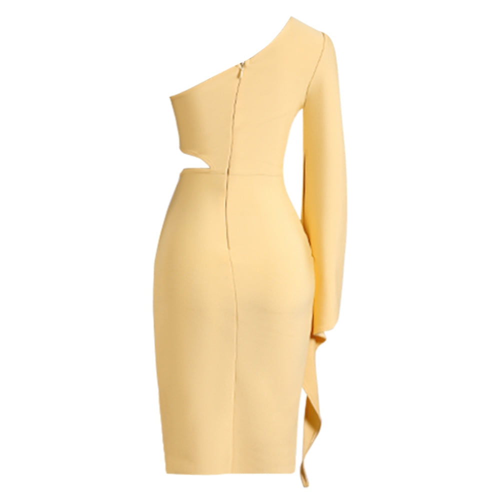 Yellow Bandage Dress PZC2159 6