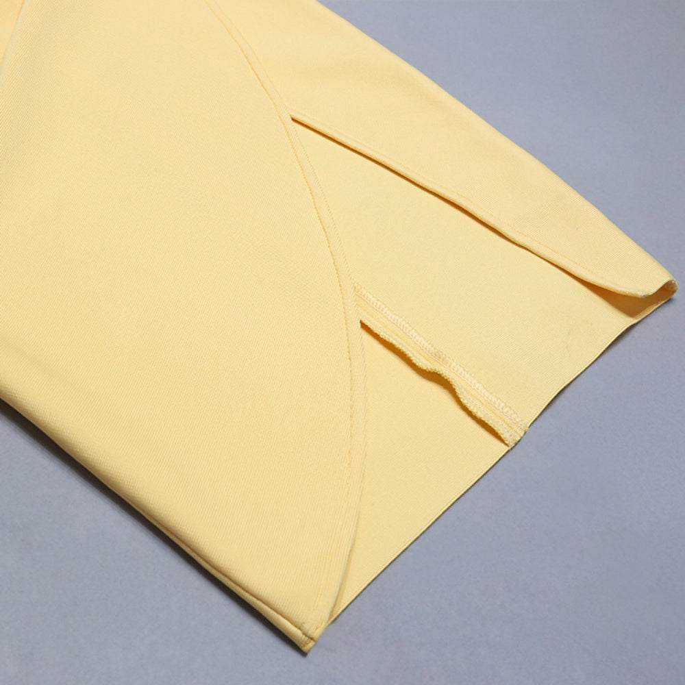 Yellow Bandage Dress PZC2159 8
