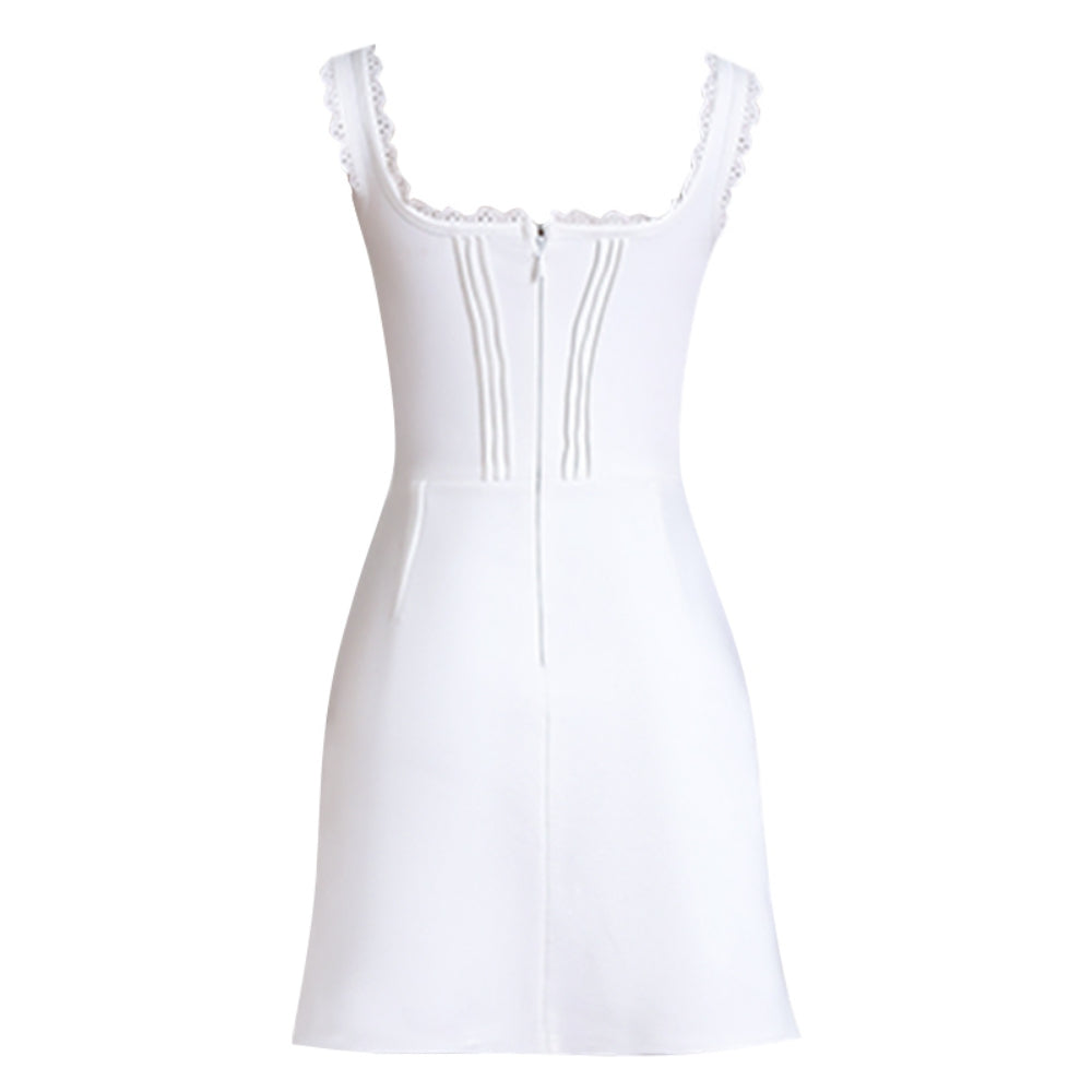 White Bandage Dress PZC2169 6