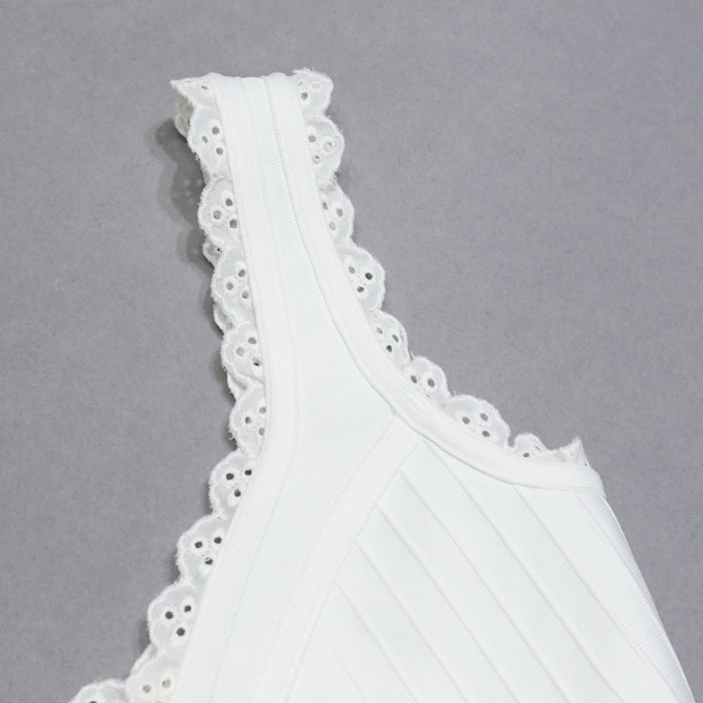 White Bandage Dress PZC2169 7