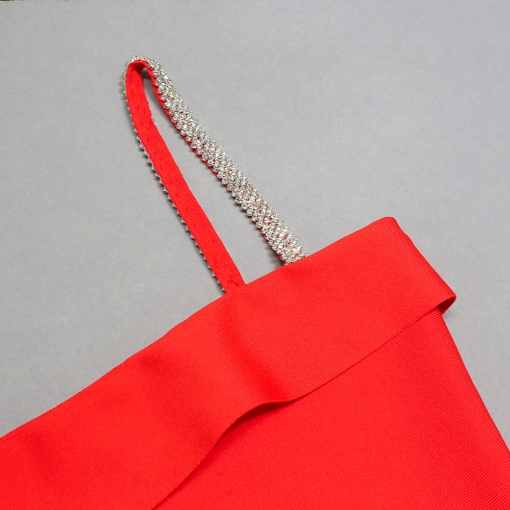 Red Bandage Dress PZC2176 7
