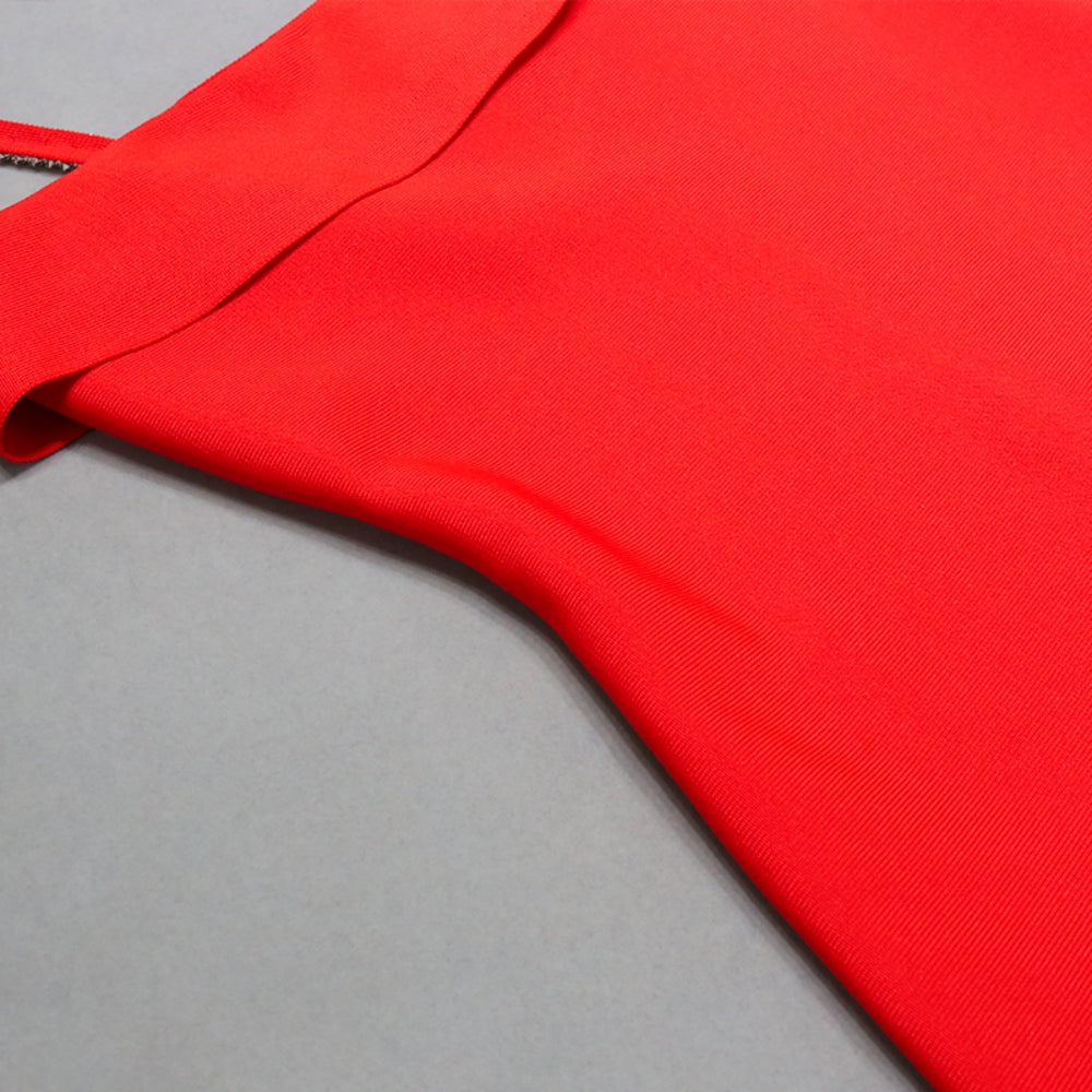 Red Bandage Dress PZC2176 8
