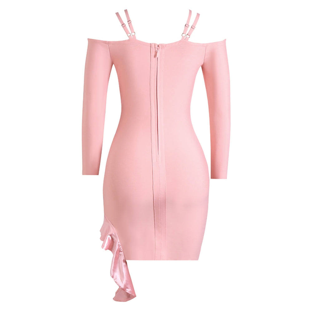 Pink Bandage Dress PZC2183 6