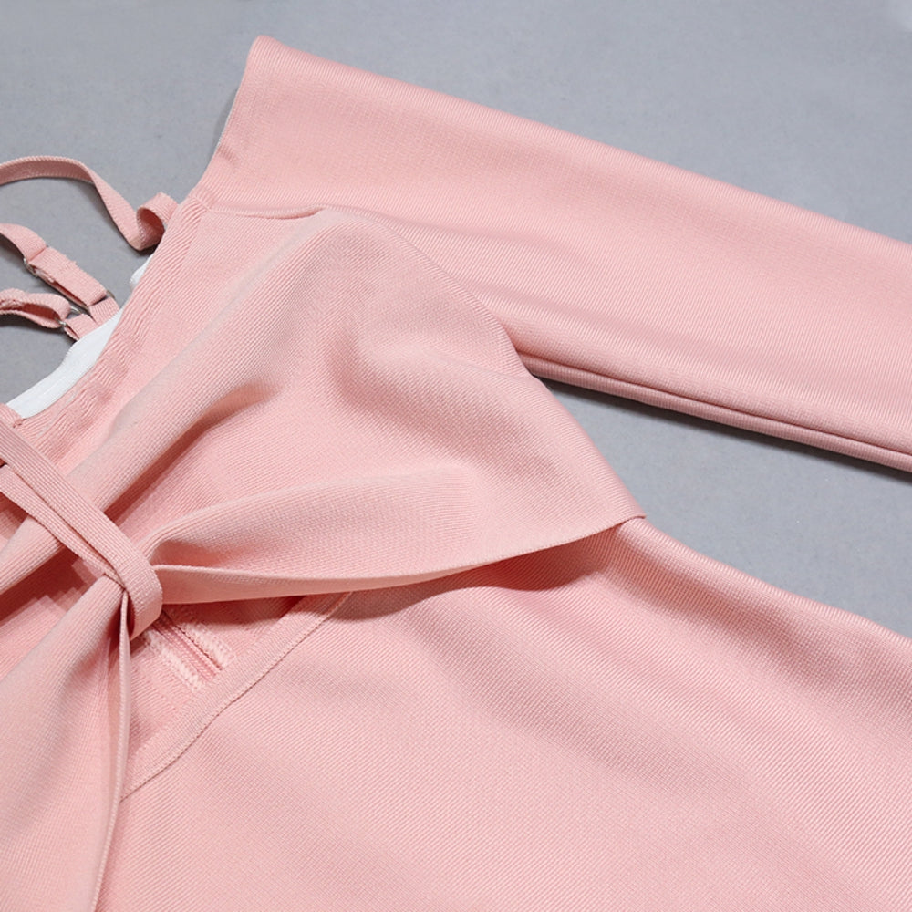 Pink Bandage Dress PZC2183 7