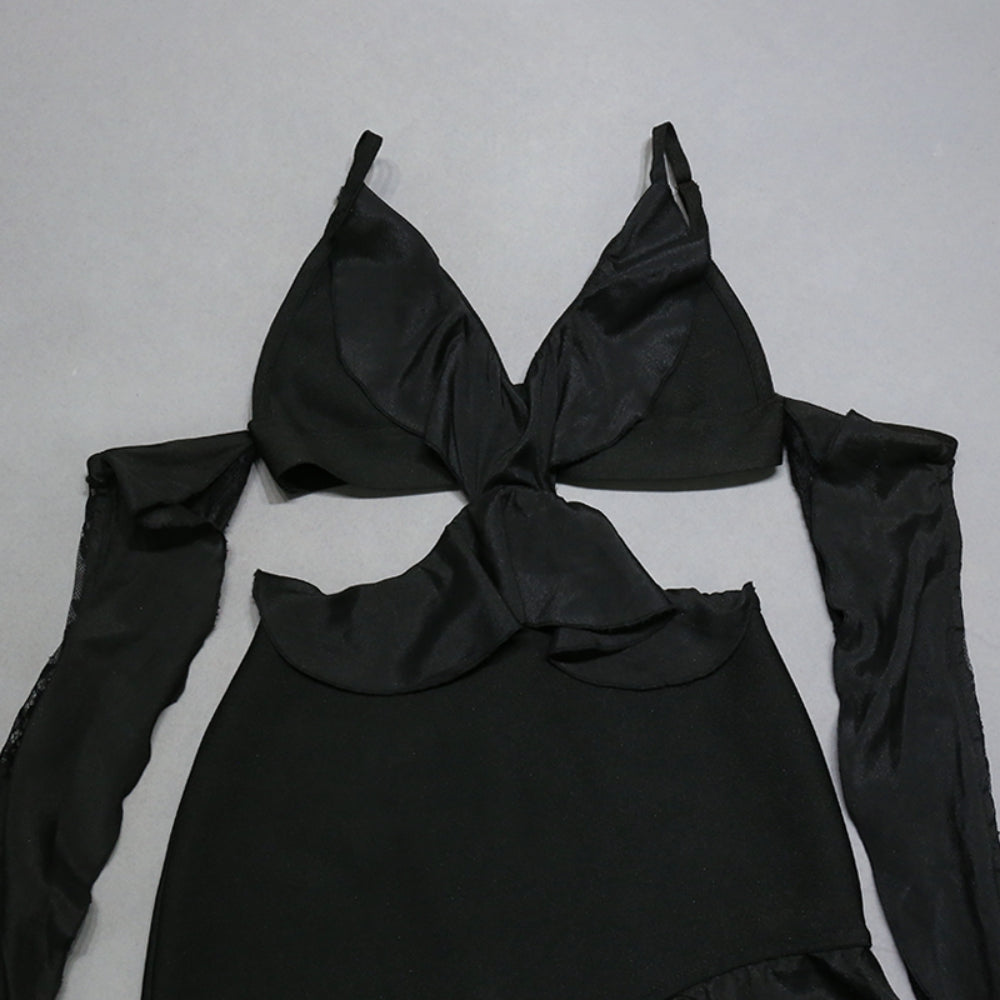 Black Bandage Dress PZC2187 5