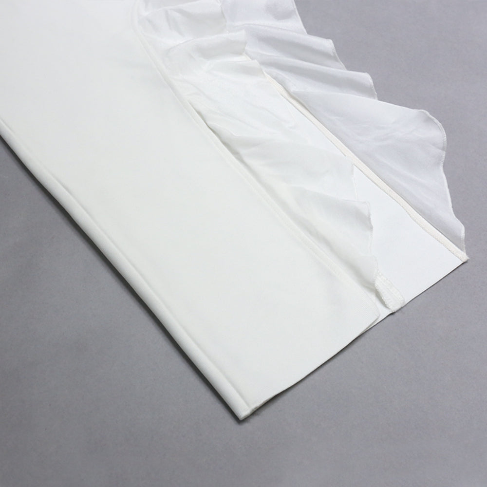 White Bandage Dress PZC2187 7