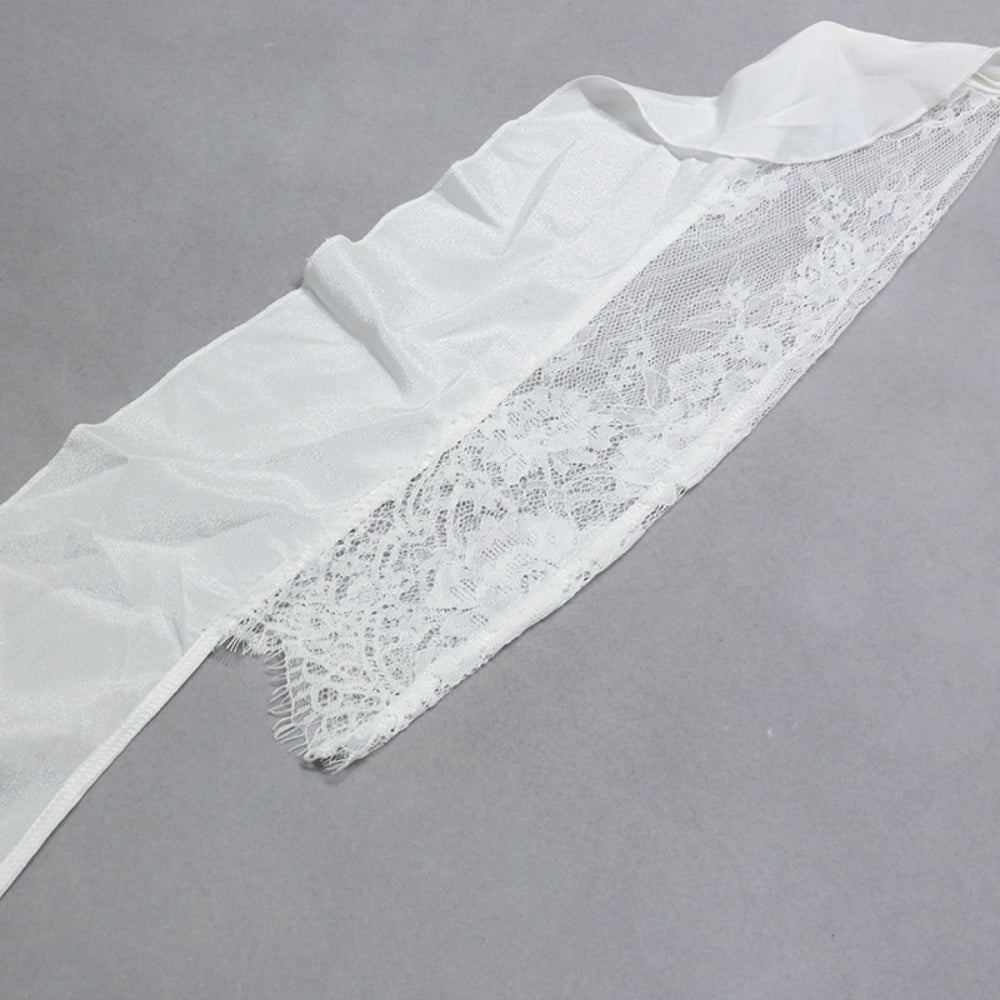 White Bandage Dress PZC2187 8