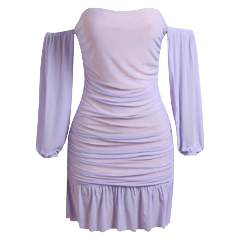 Purple Bandage Dress PZC2196 5