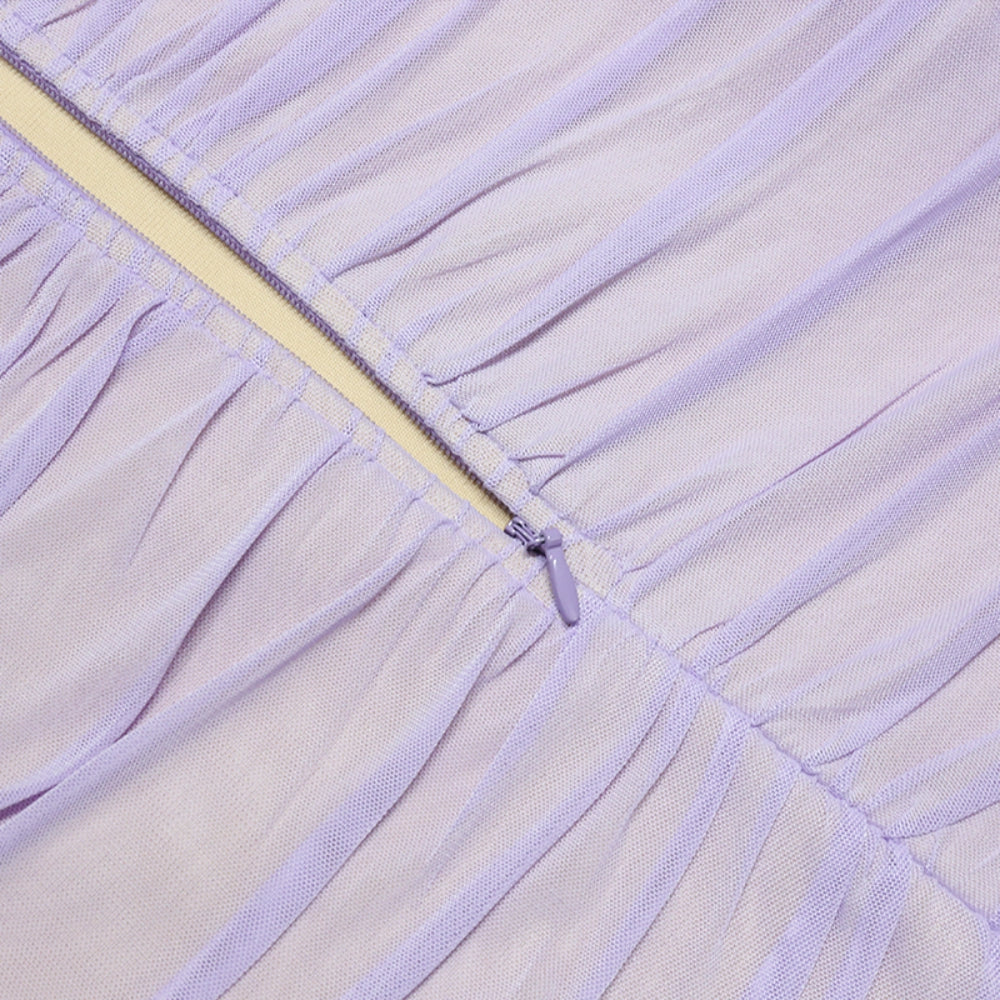 Purple Bandage Dress PZC2196 9
