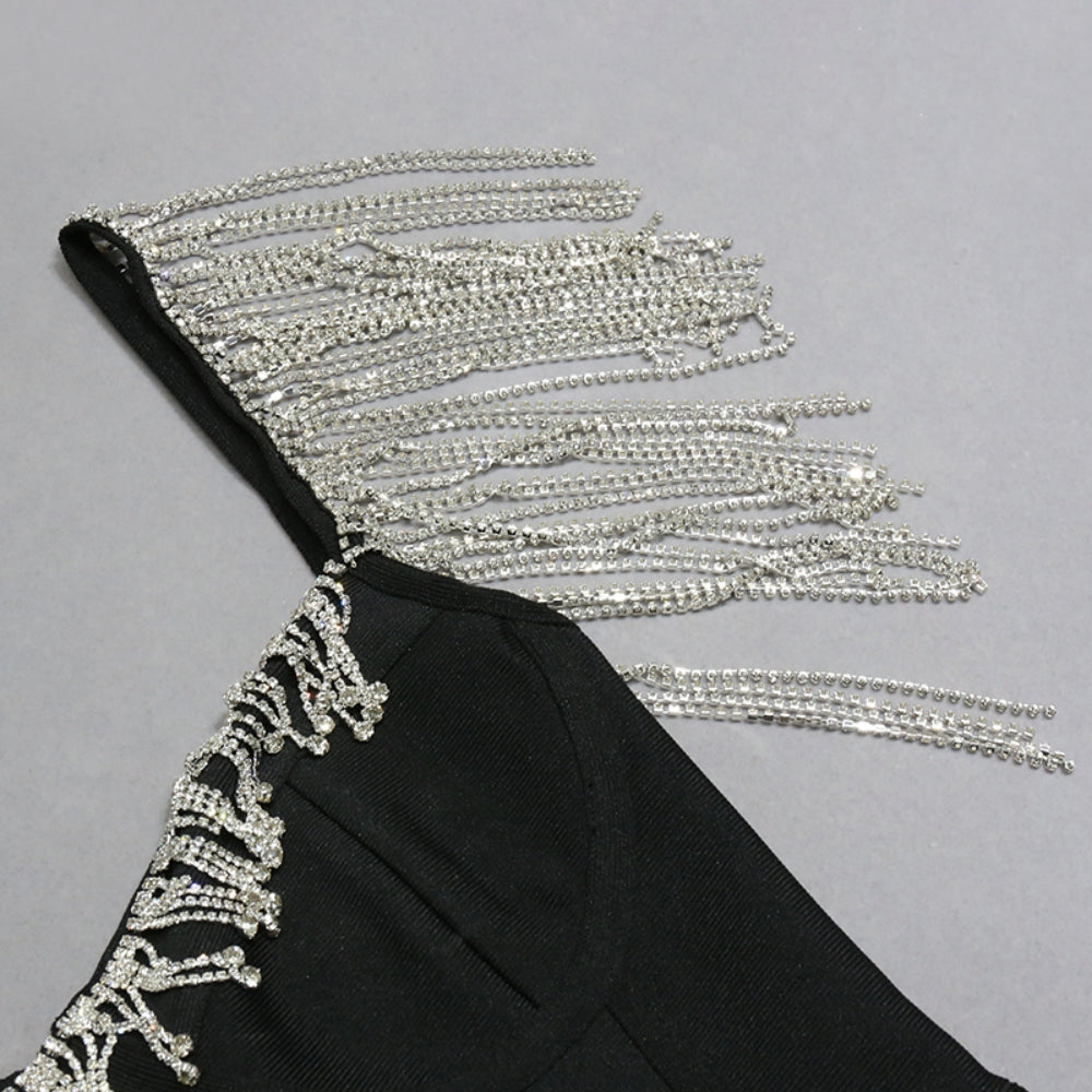 Black Bandage Dress PZC2213 7