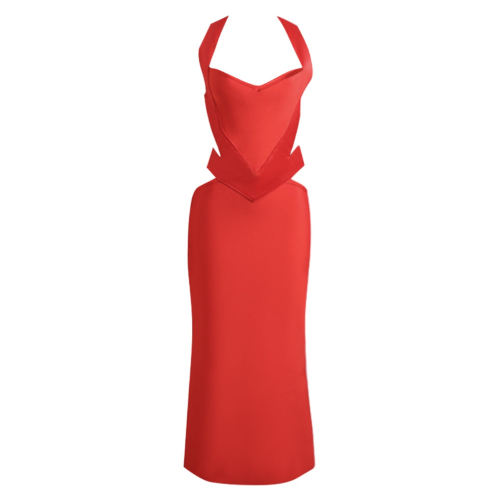Red Bandage Dress PZC2226 5