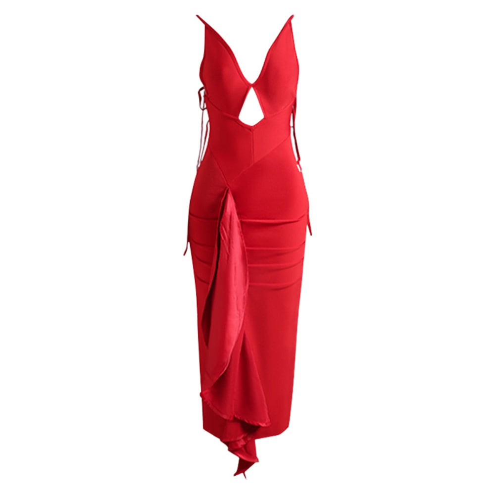 Red Bandage Dress PZC2239 5