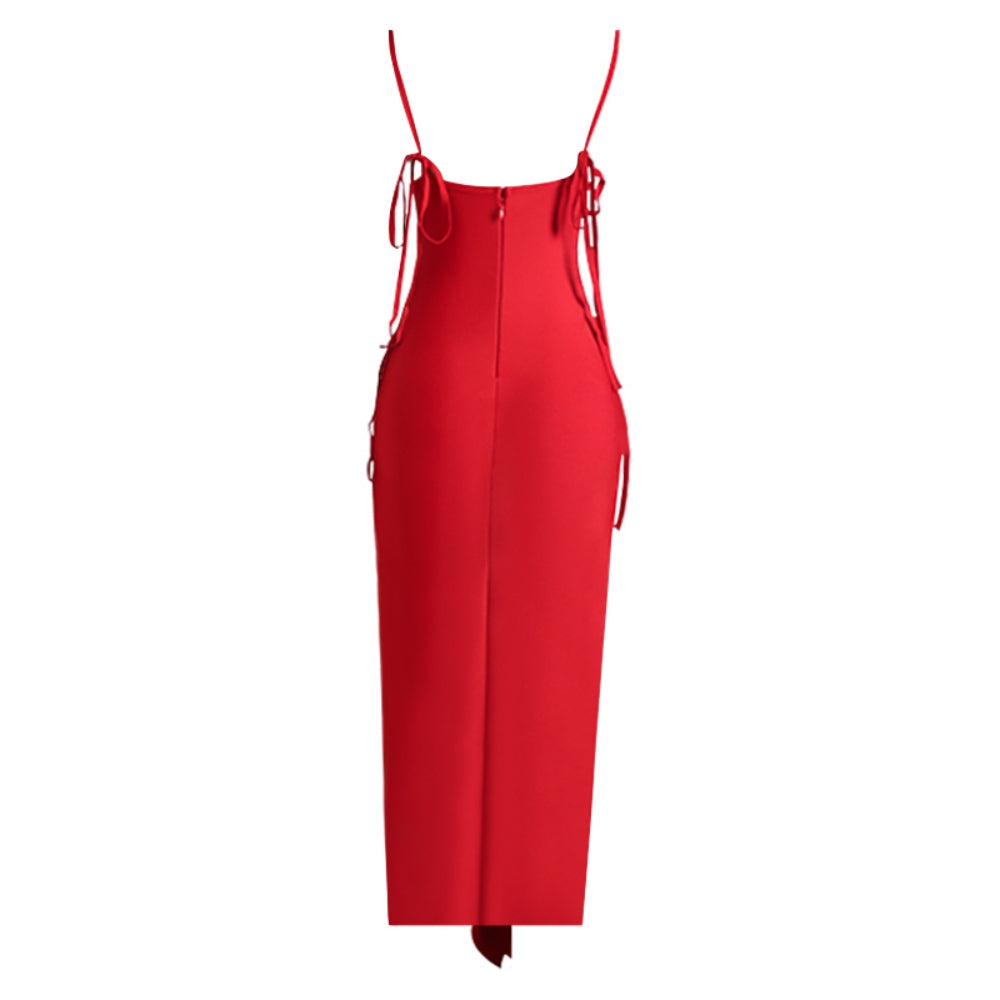Red Bandage Dress PZC2239 6