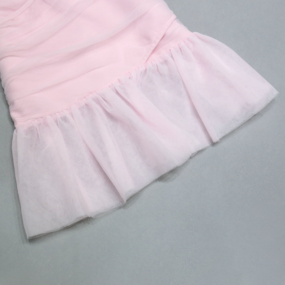 Pink Bandage Dress PZC2298 6