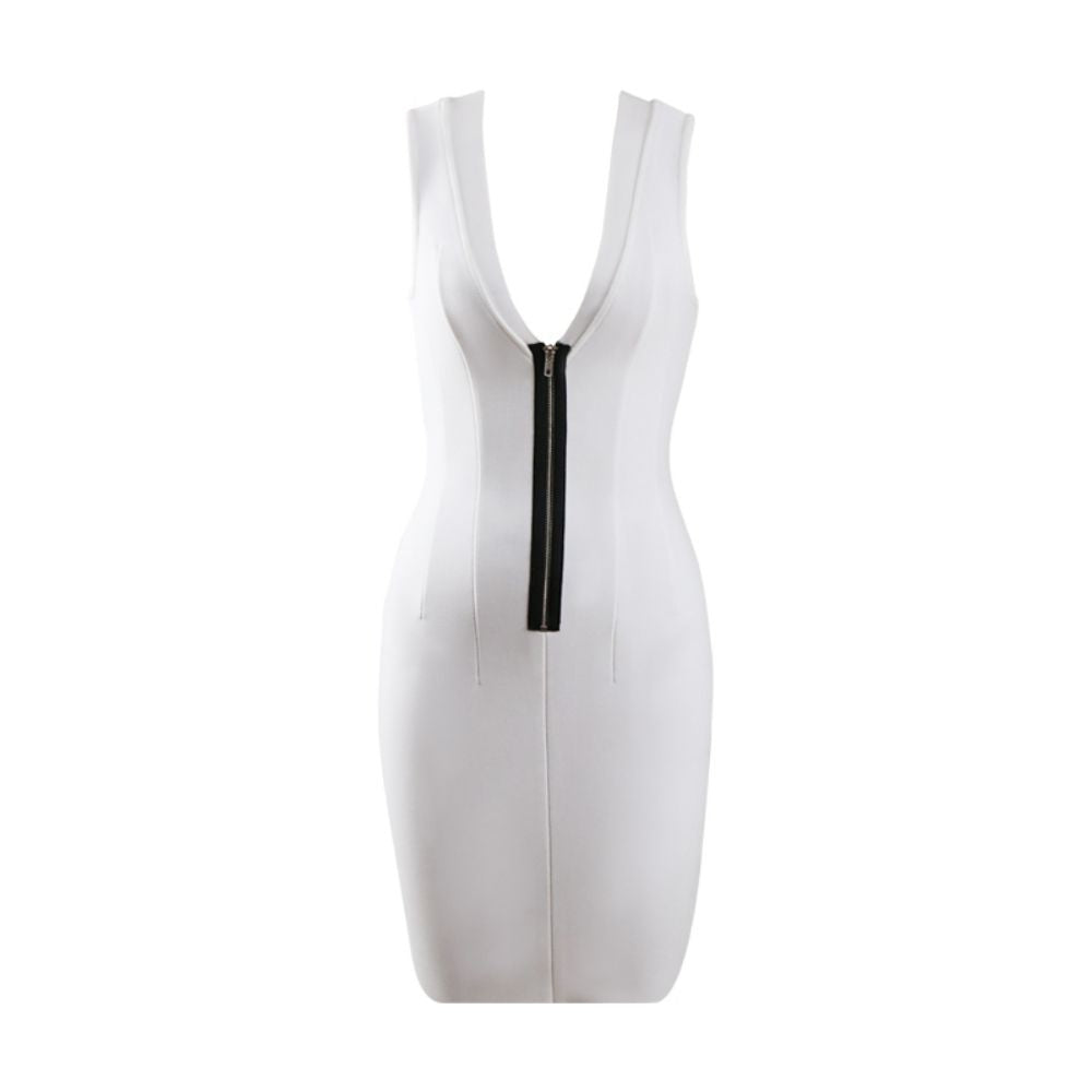 White Bandage Dress PZC843 5