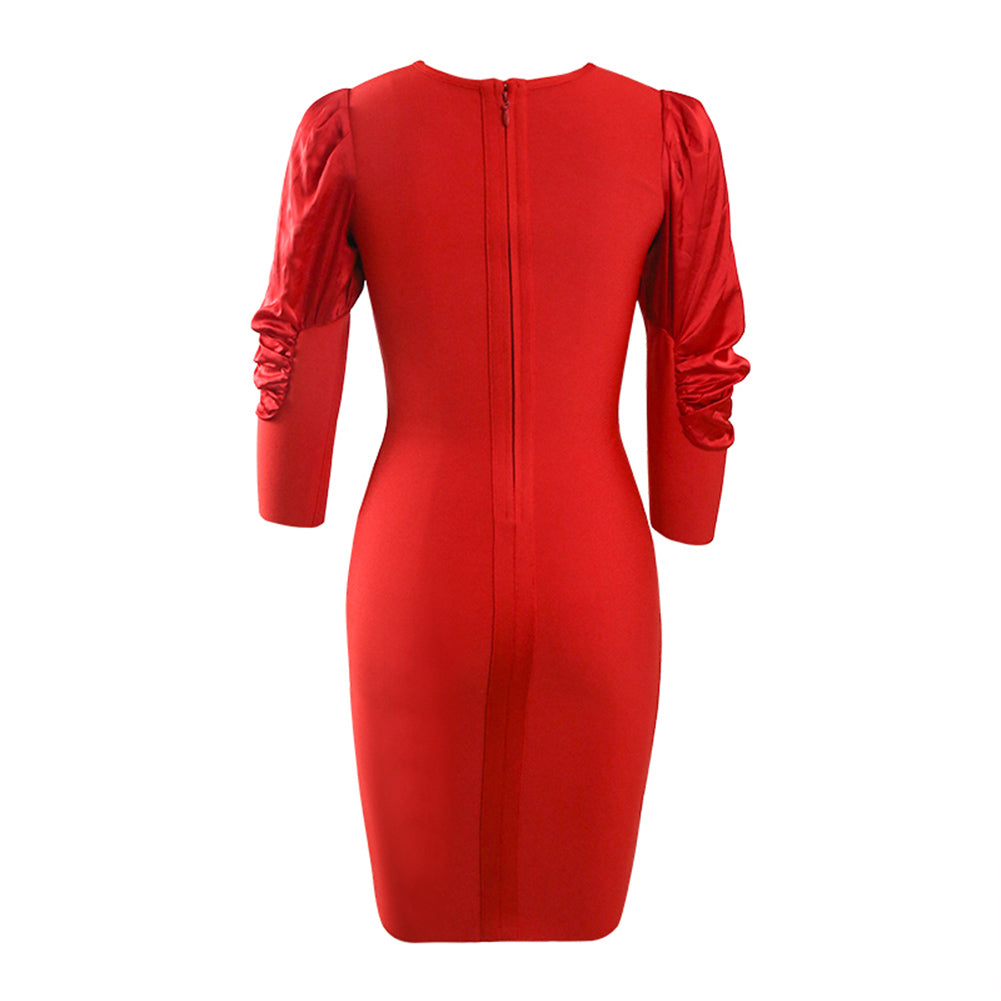 Red Bandage Dress PZC920 6