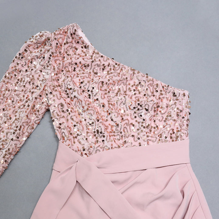 Pink Bodycon Dress PZL007 6