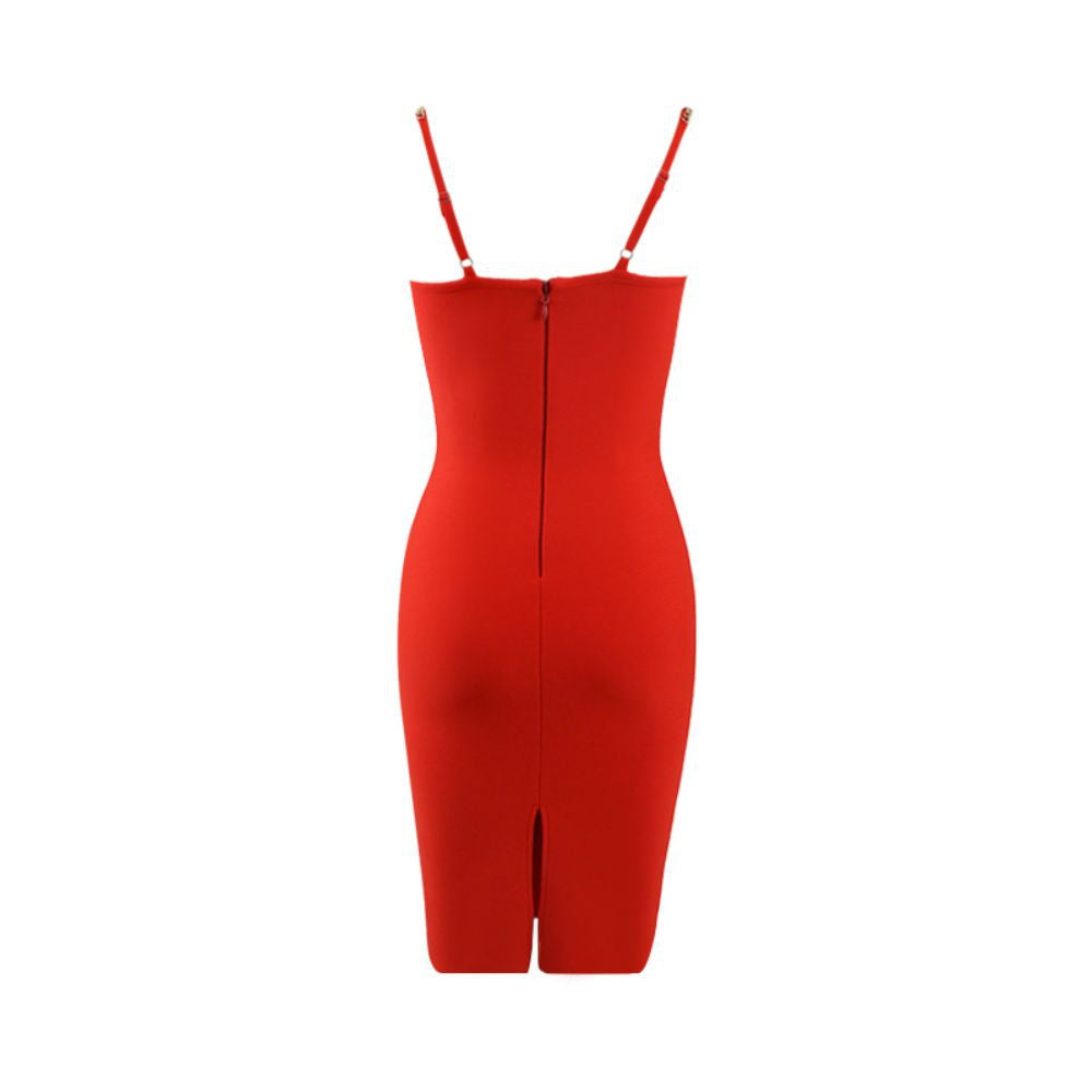 Red Bandage Dress PZL2776 6