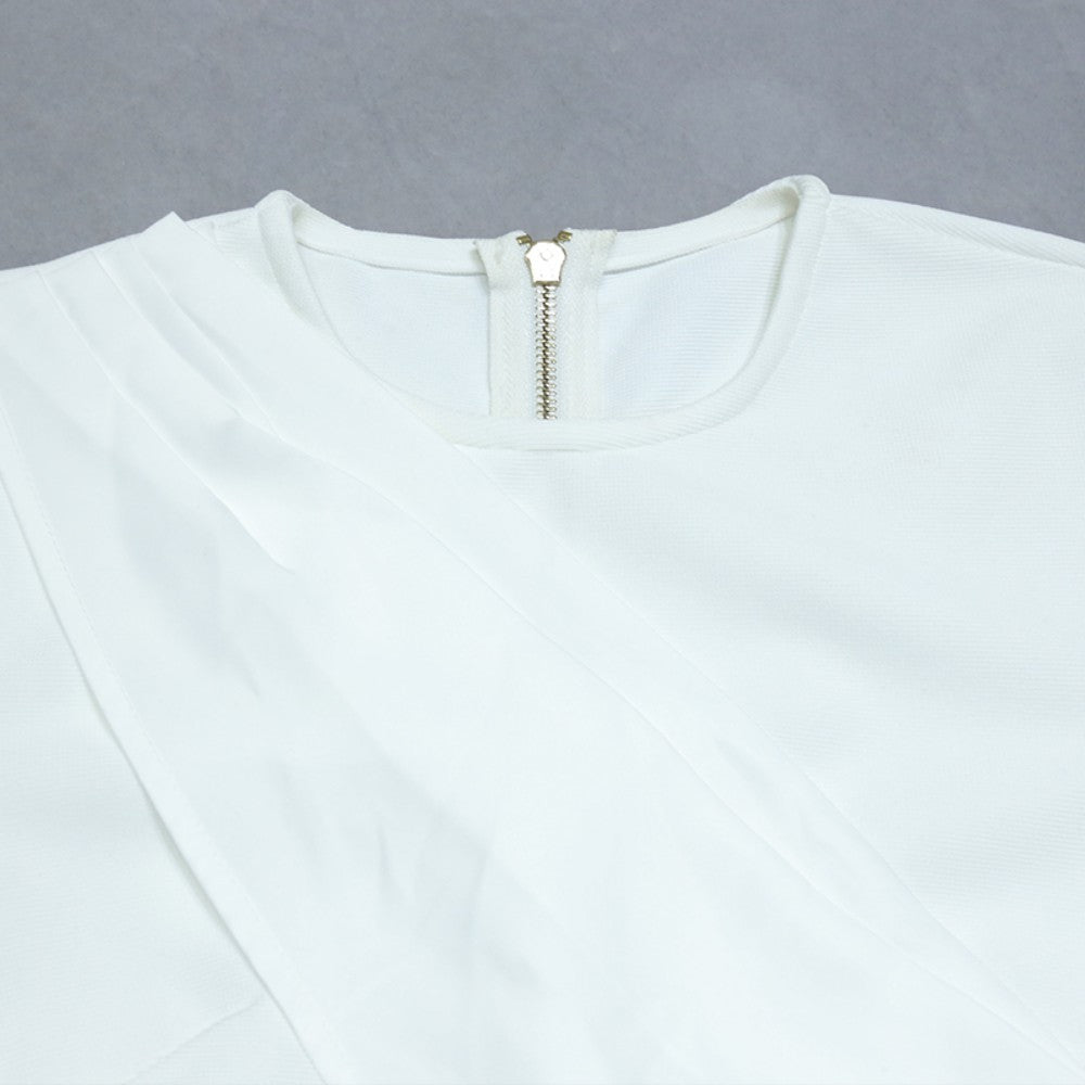 White Bandage Dress PZL2989 8