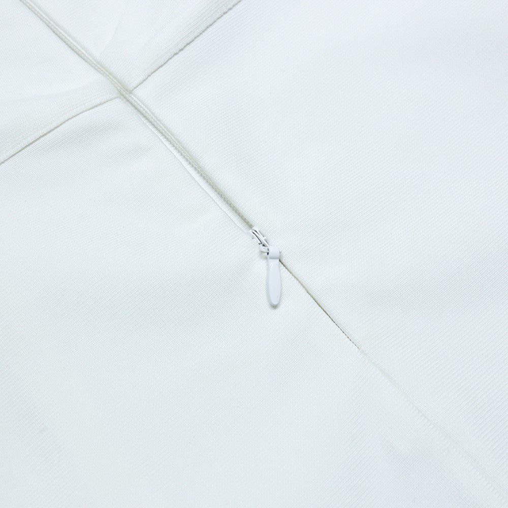 White Bandage Dress PZL2995 10