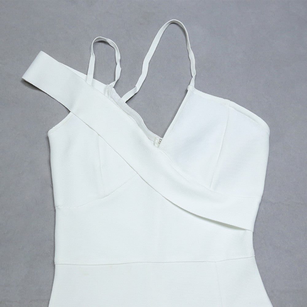 White Bandage Dress PZL2995 8