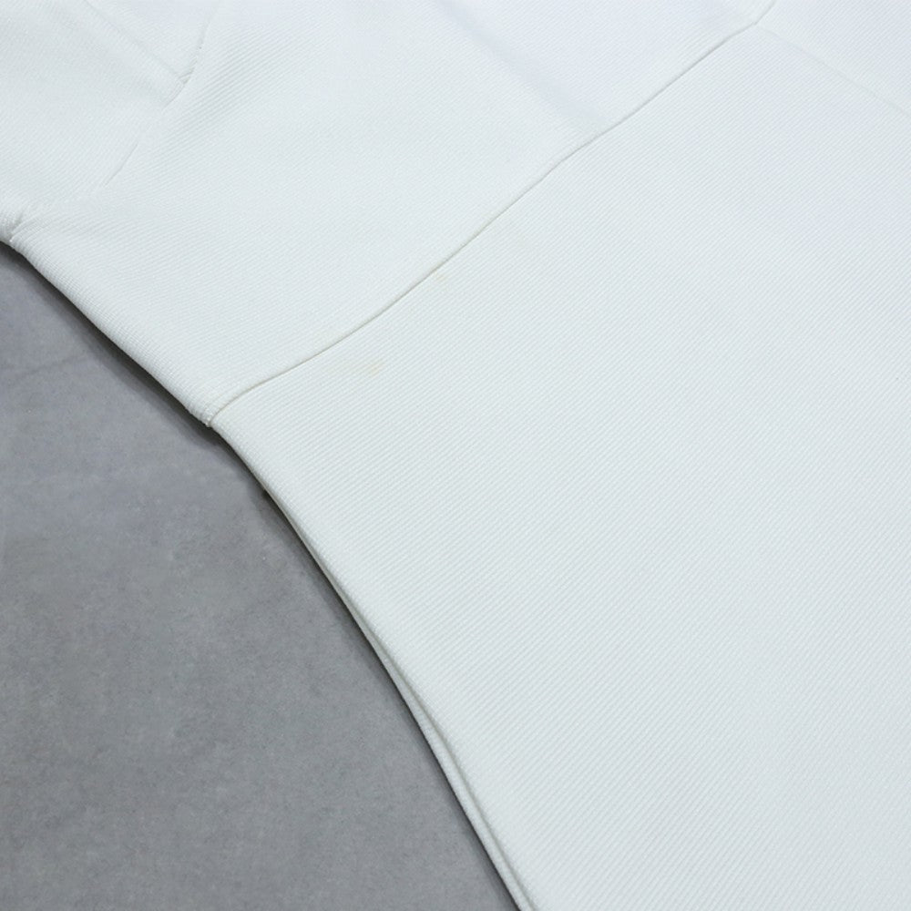 White Bandage Dress PZL2995 9
