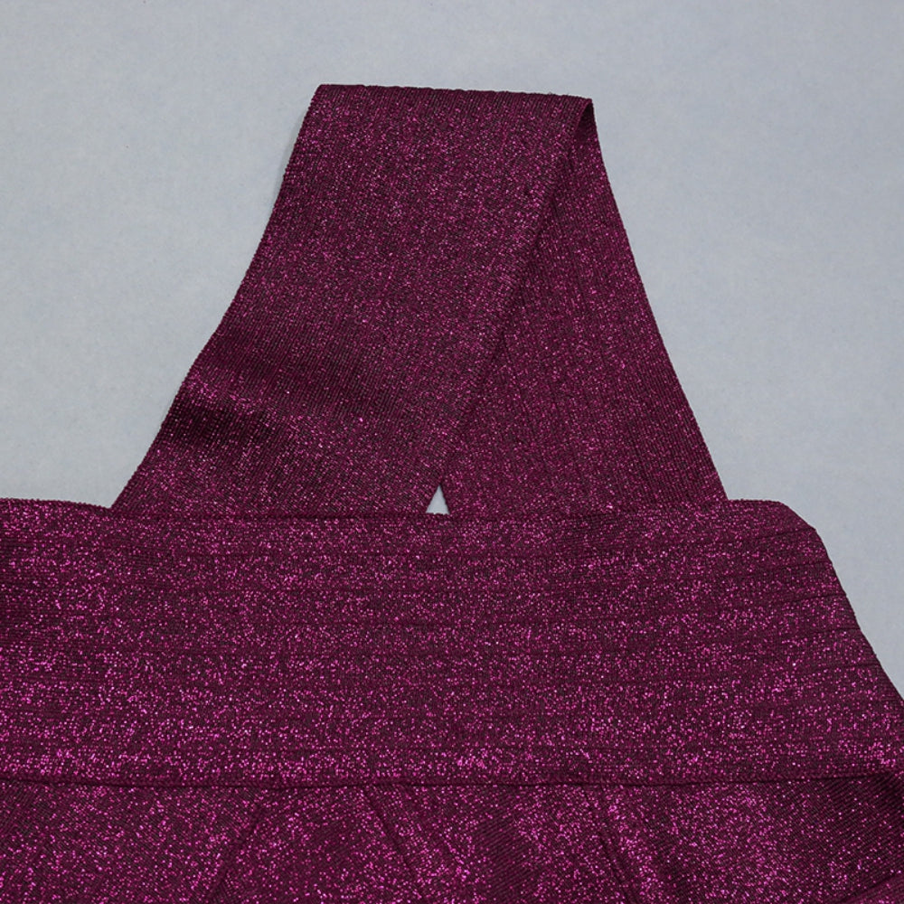Purple Bandage Dress PZL3038 6