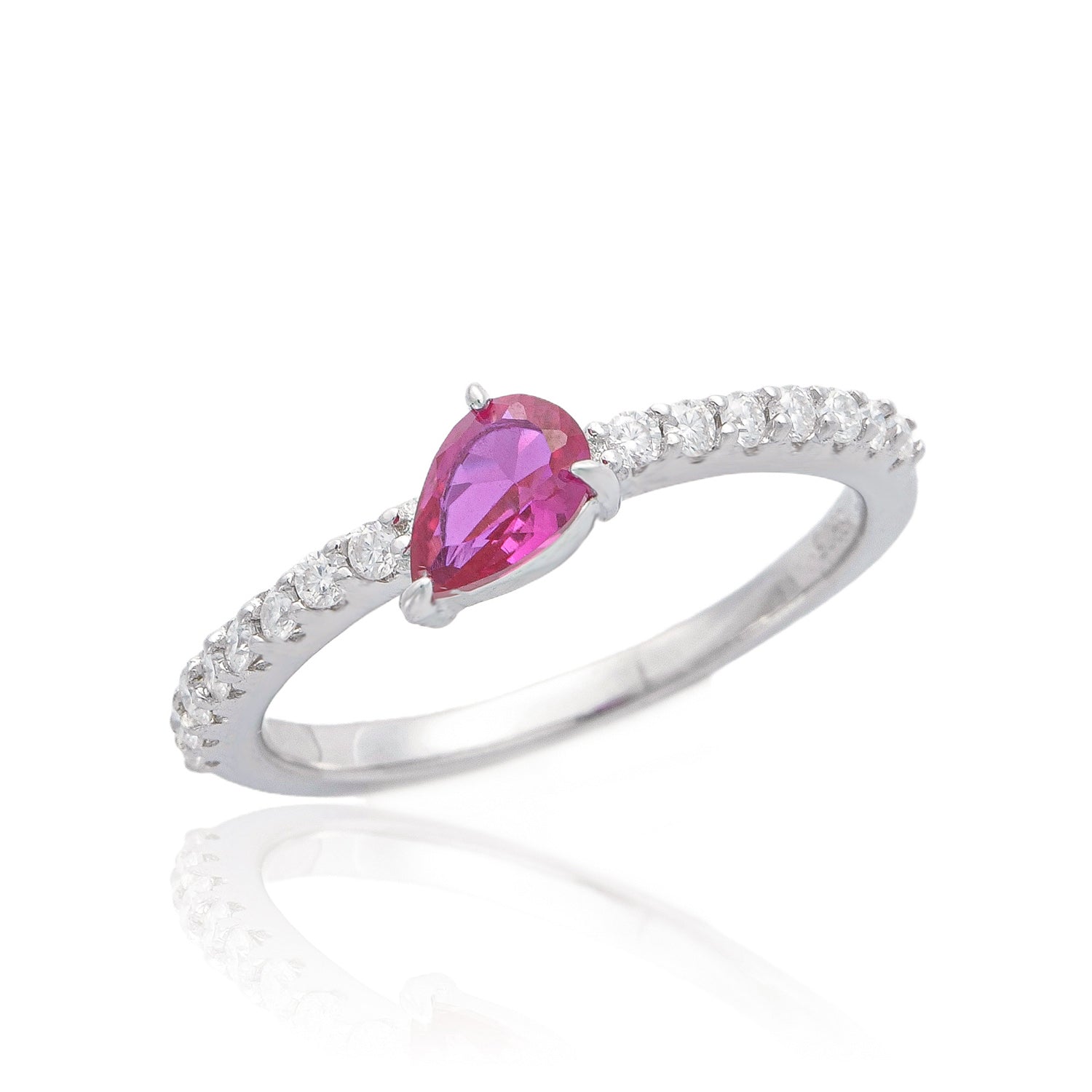 Rose Sapphire Ring SE23086 1
