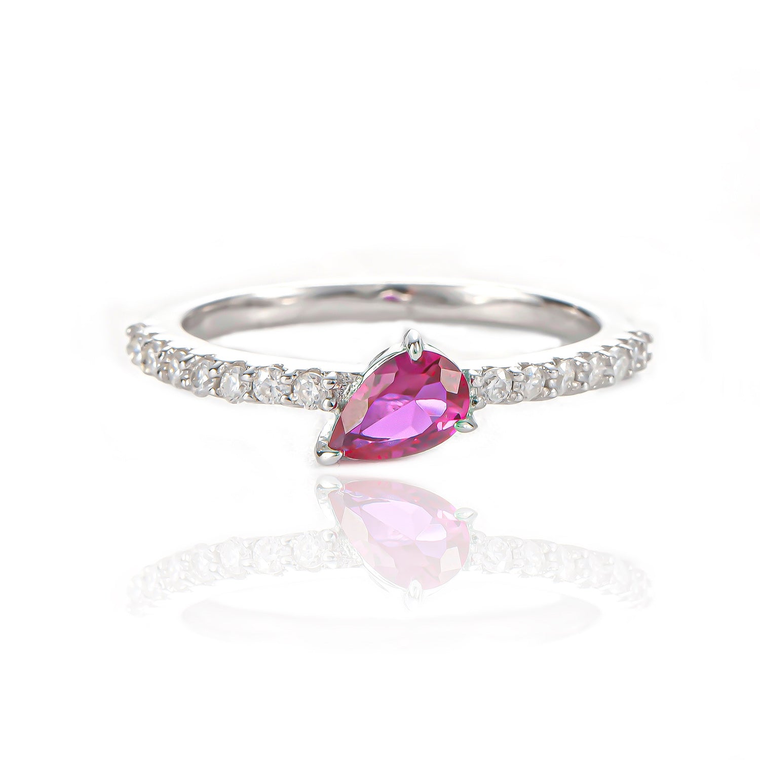 Rose Sapphire Ring SE23086 2