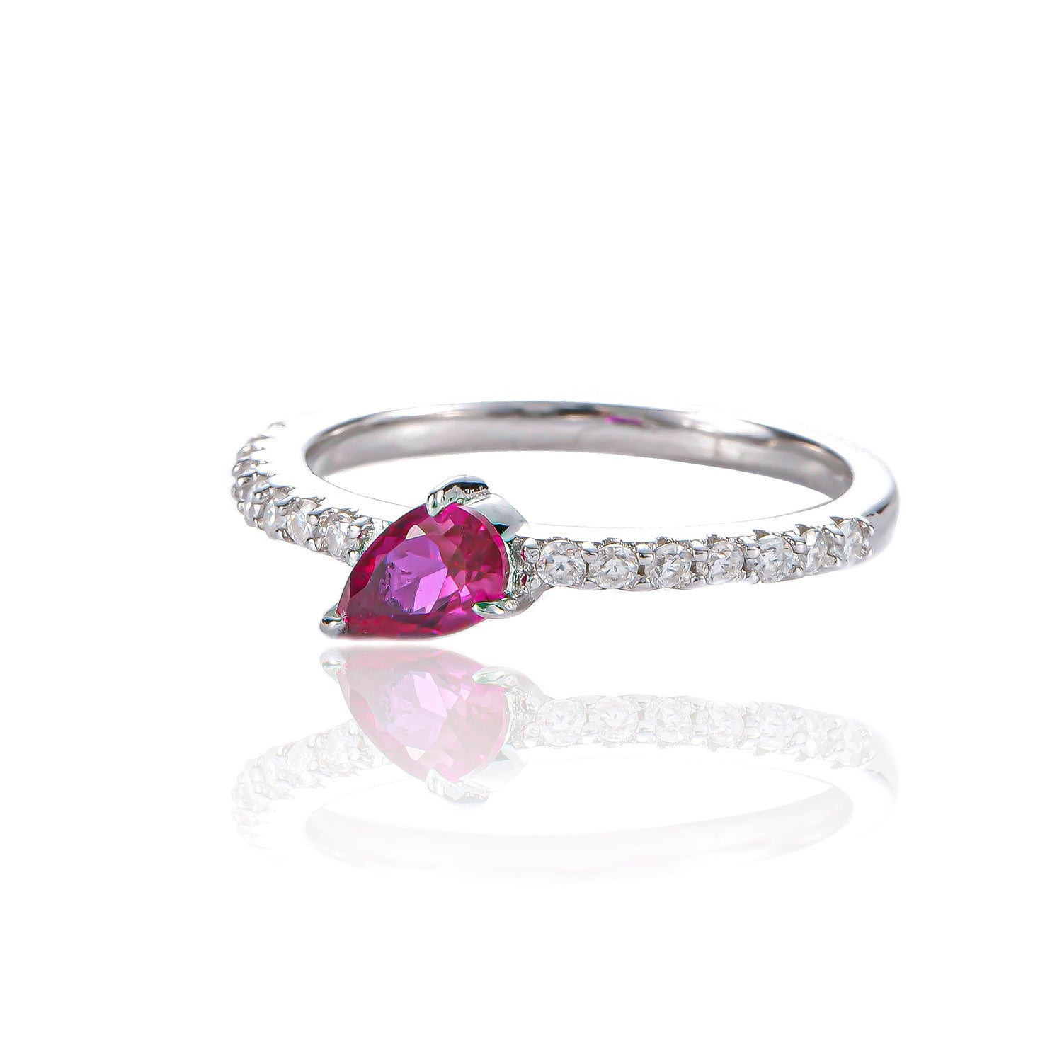 Rose Sapphire Ring SE23086 3