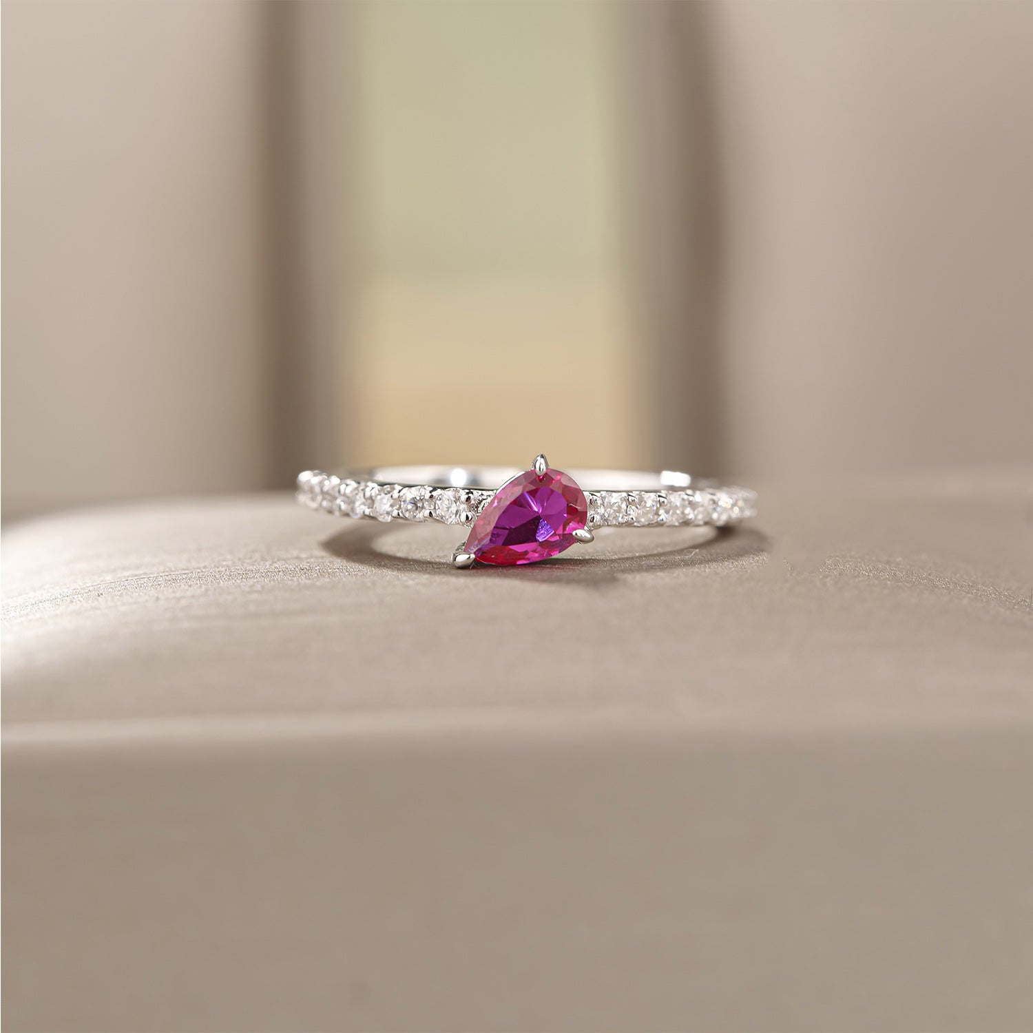 Rose Sapphire Ring SE23086 5