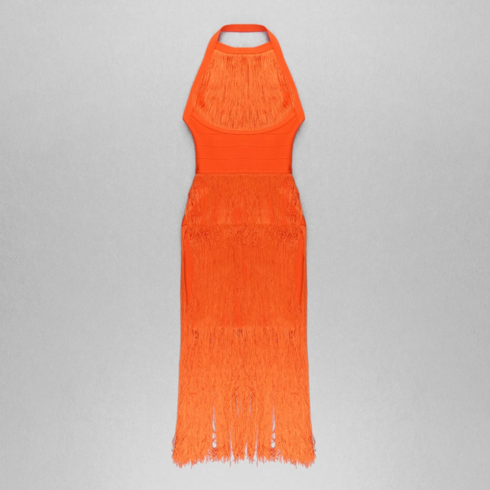 Orange Bandage Dress SW6584 6