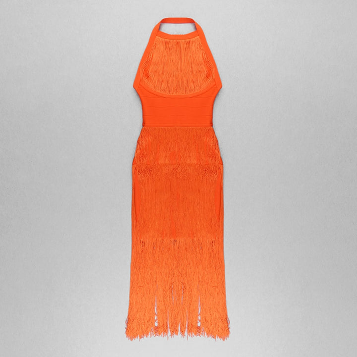 Orange Bandage Dress SW6584 6