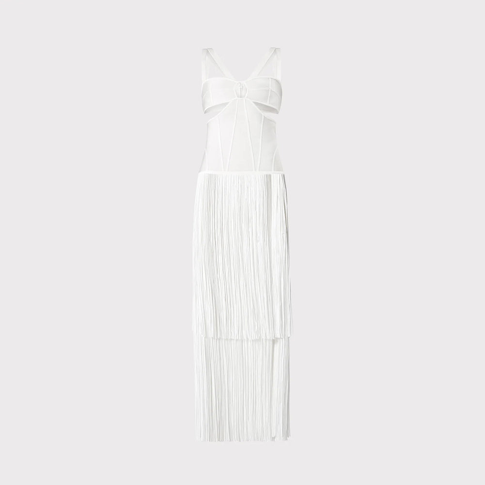 White Bandage Dress SW6682 4