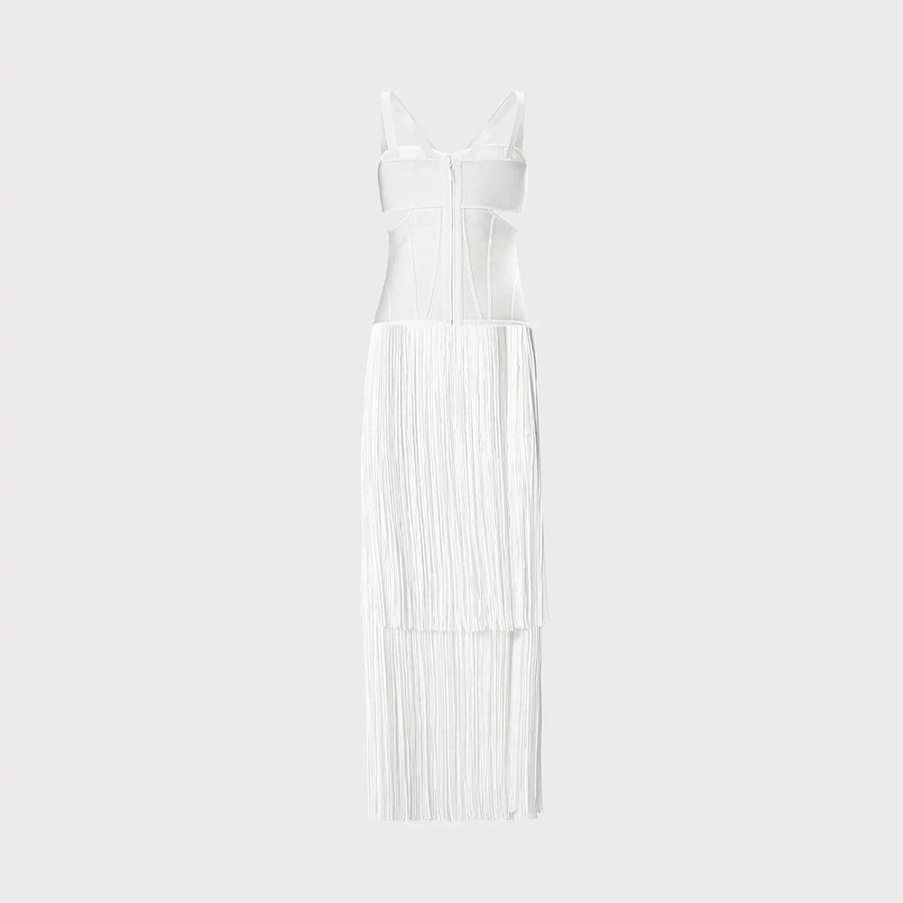 White Bandage Dress SW6682 5