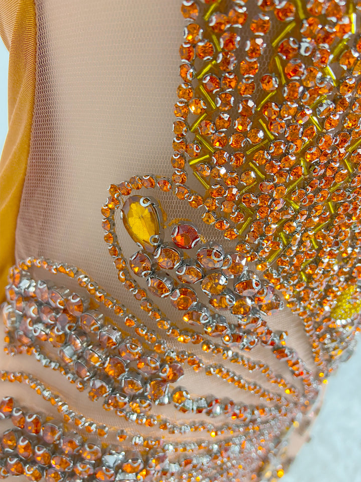 Vibrant Sunset Dress