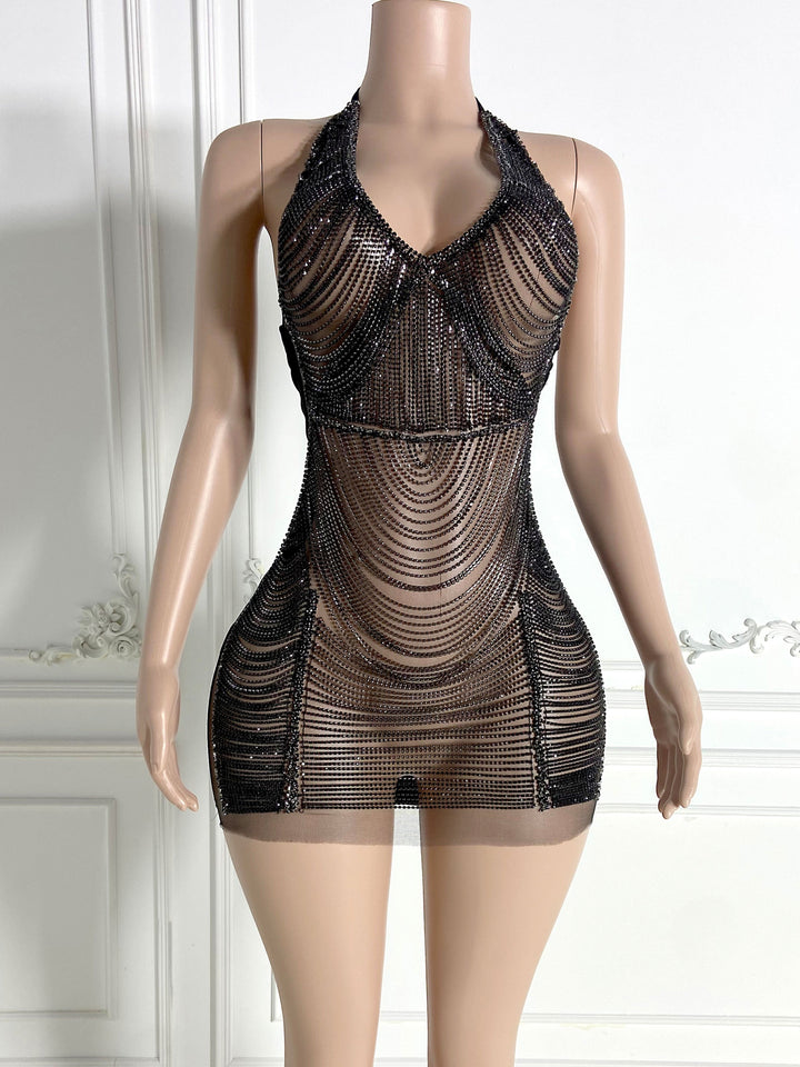 Velvet Noir Captivating Dress