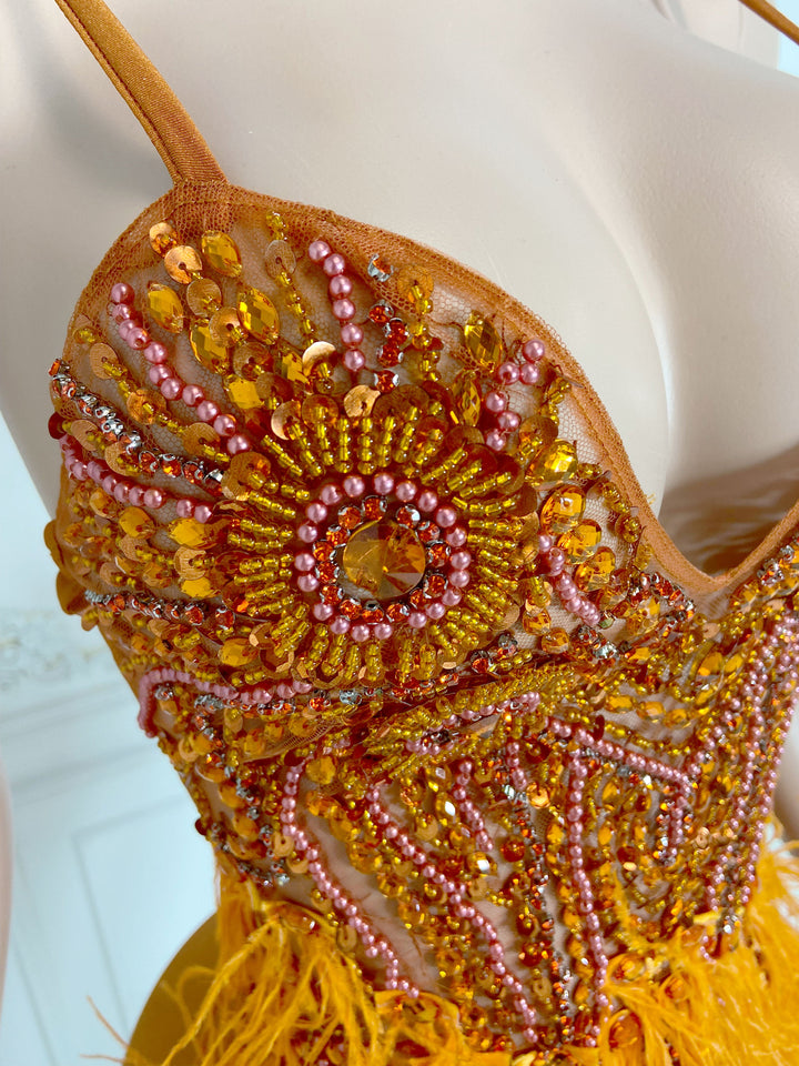 Blushing Coral Sleeveless Dress