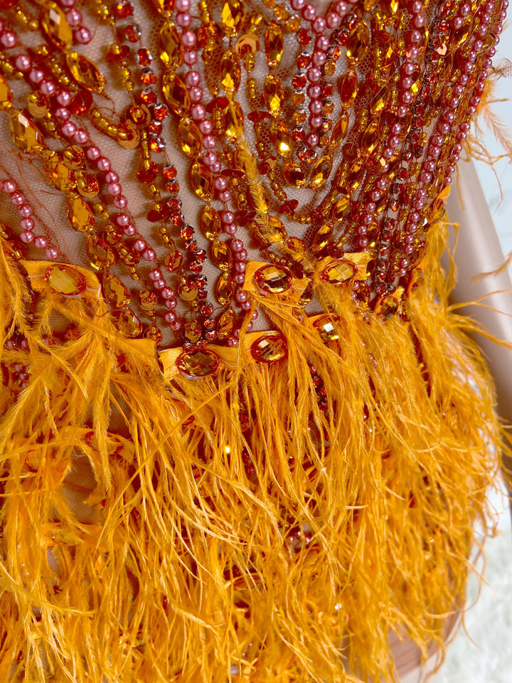 Blushing Coral Sleeveless Dress