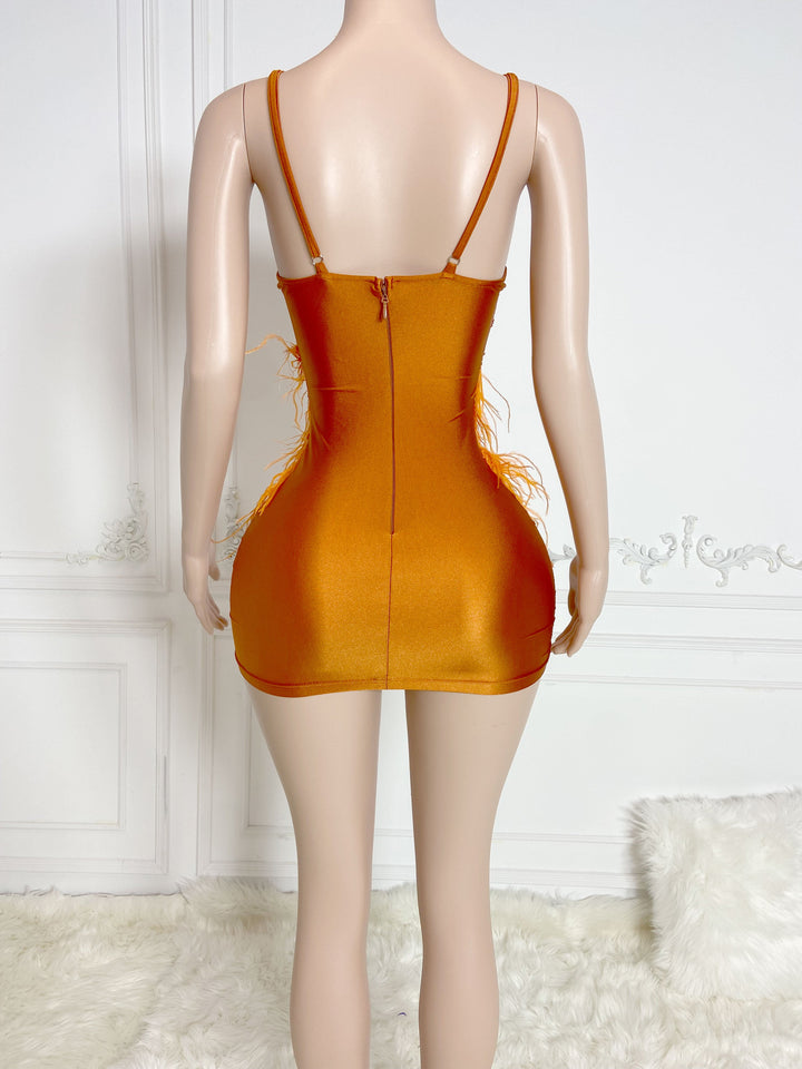 Blushing Coral Sleeveless Dress