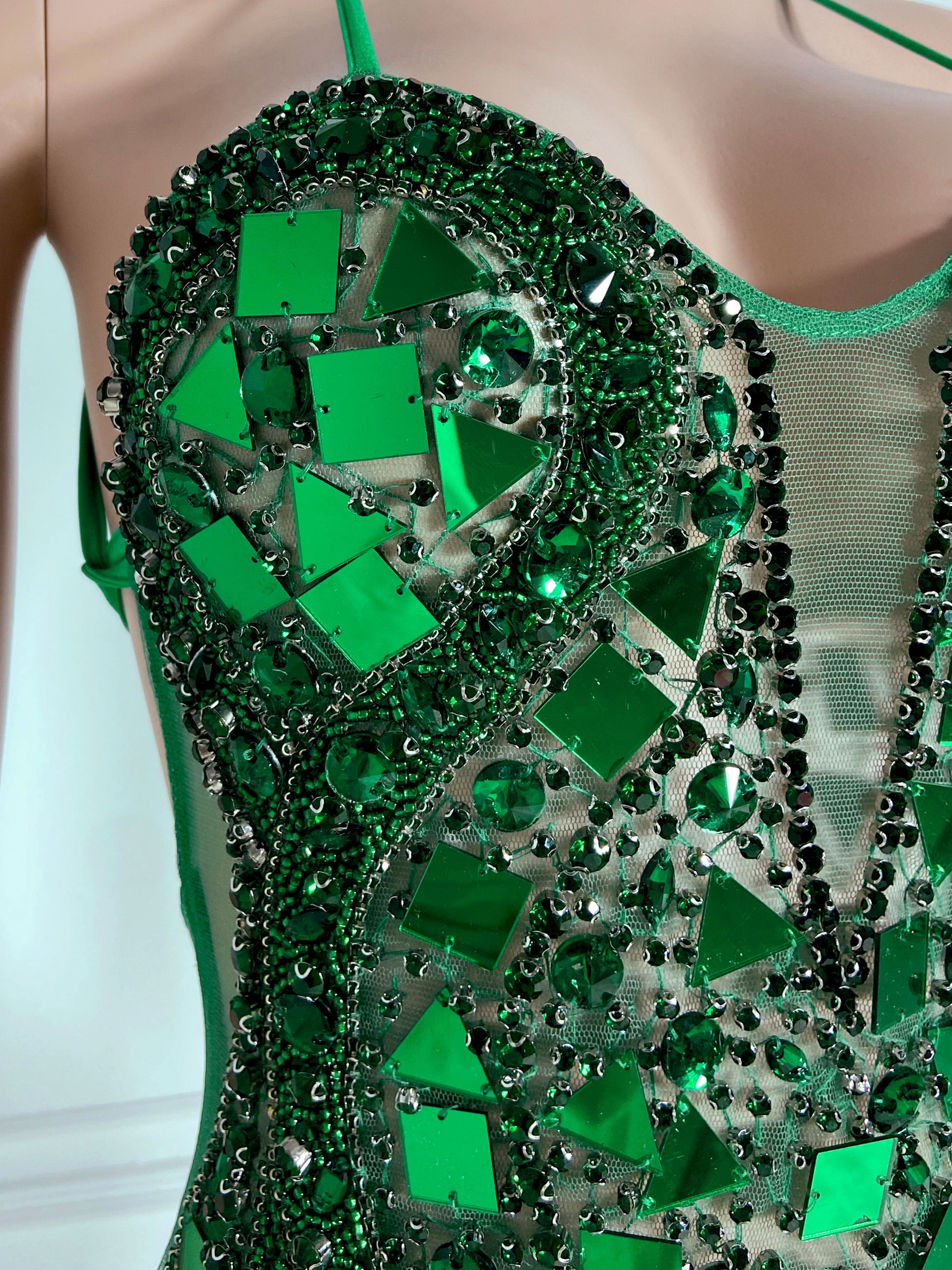 Green Strapy Dress