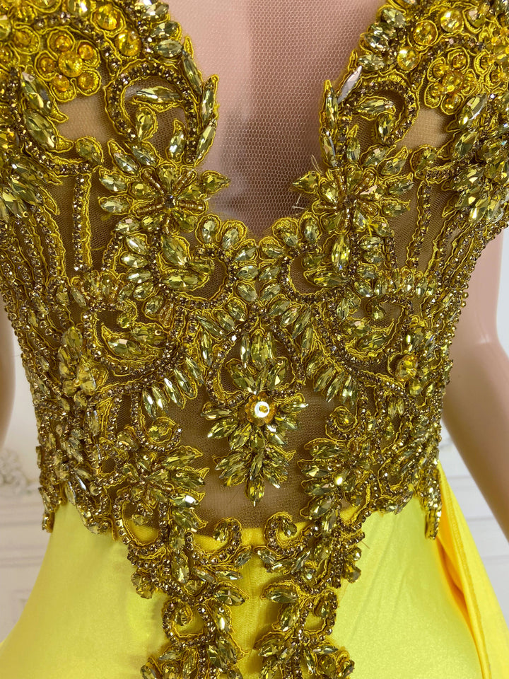 Radiant Gold Sparkle Dress Magic