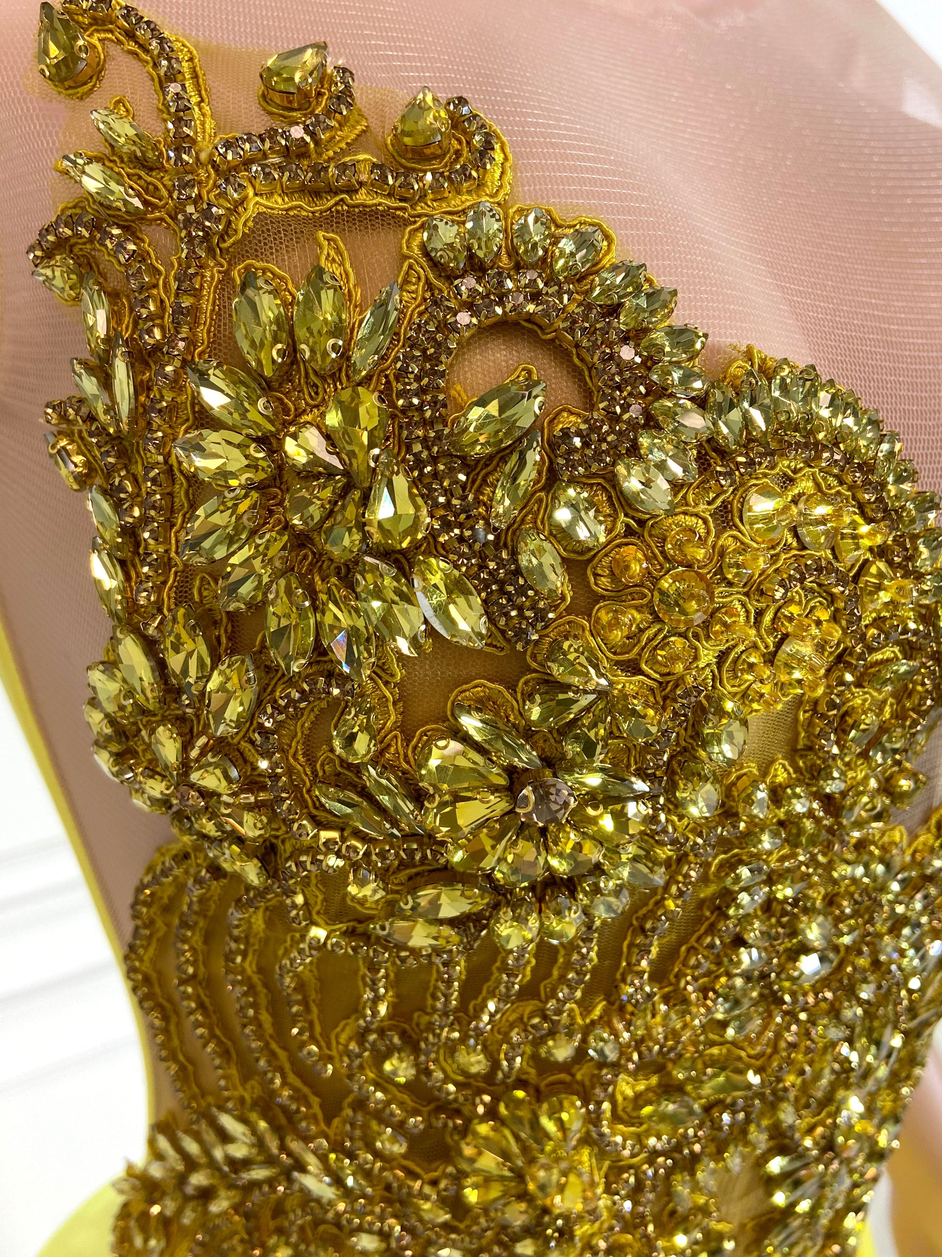 Radiant Gold Sparkle Dress Magic