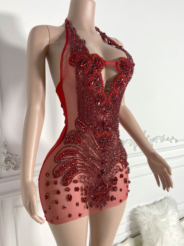 Red Hot Exudes Sultry Dress
